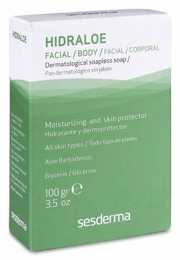 Hidraloe Pan Dermatologico Sin Jabon 100 gr 