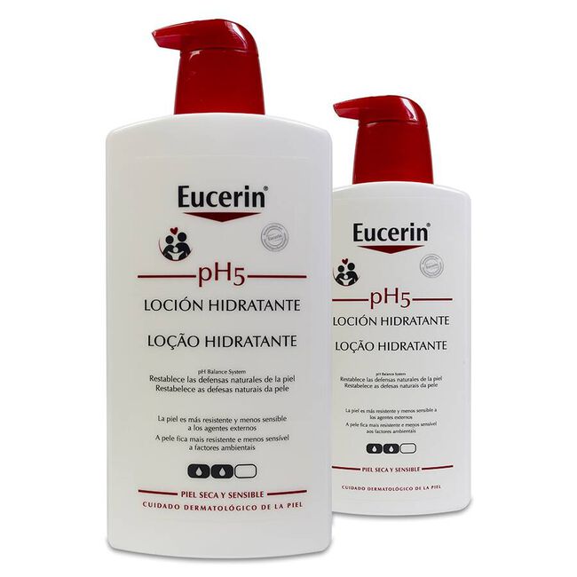 Pack Eucerin pH5 Loción Hidratante, 1 L + 400 ml Regalo