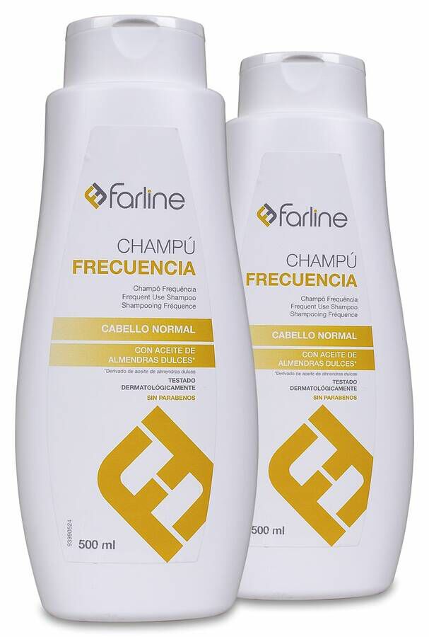 Duplo Farline Champú Frecuencia, 2 x 500 ml