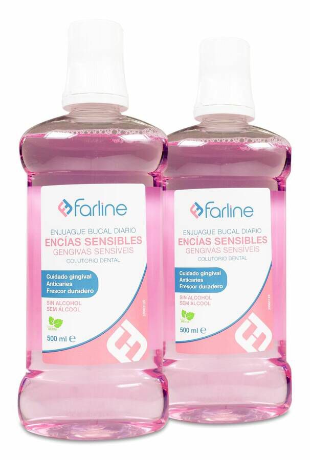 Duplo Farline Colutorio Encías, 2 x 500 ml