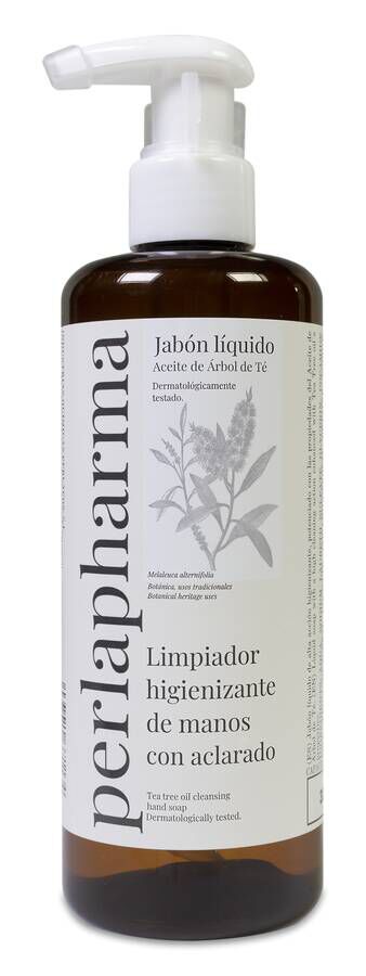 Perlapharma Jabón Líquido Higienizante con Árbol de Té, 300 ml