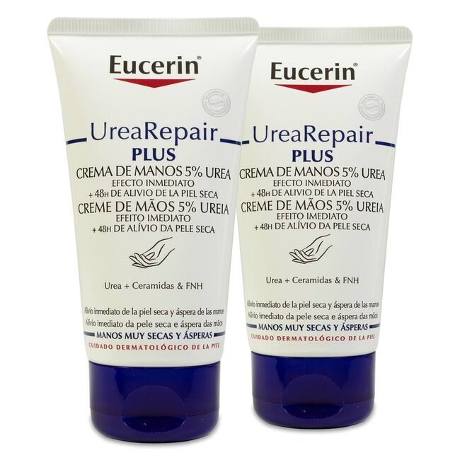 Duplo Eucerin UreaRepair Plus Crema de Manos, 2 Uds