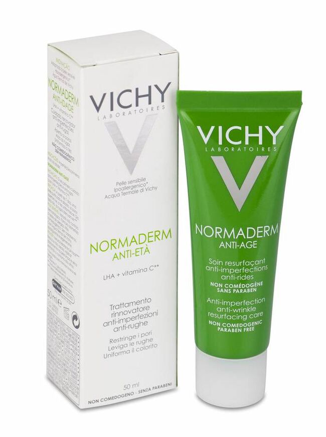 Vichy Normaderm Antiedad Tratamiento Renovador Antiarrugas, 50 ml