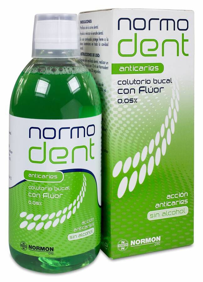 Normodent Anticaries Colutorio, 500 ml