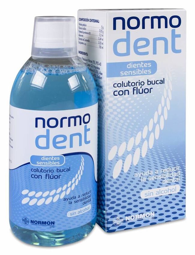 Normodent Colutorio para Dientes Sensibles, 500 ml