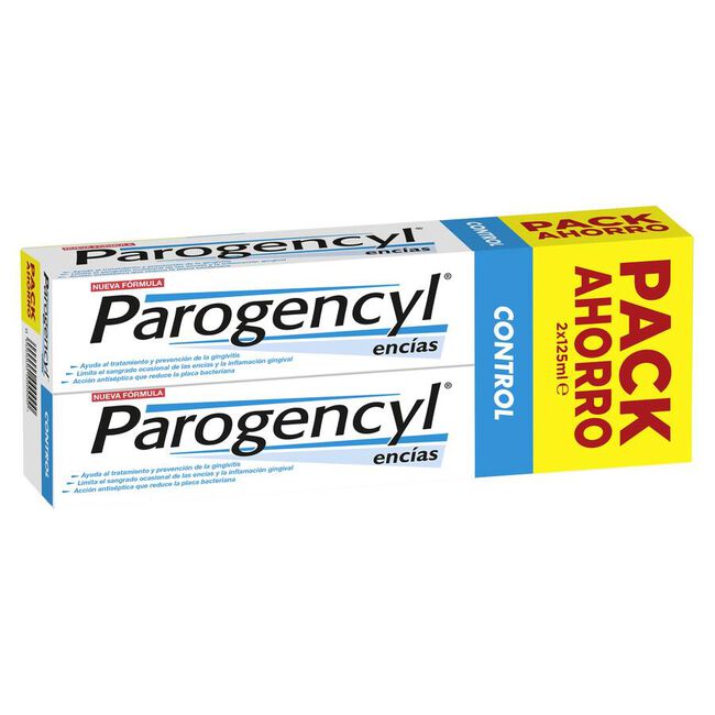 Duplo Parogencyl Control Pasta Dental, 2 Unidades