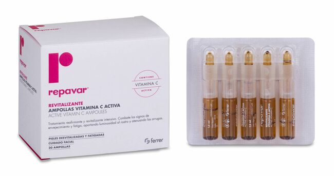 Repavar Revitalizante Ampollas Vitamina C Activa, 20 Ampollas