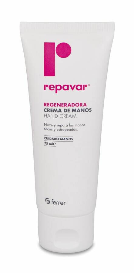 Repavar Regeneradora Crema de manos, 75 ml