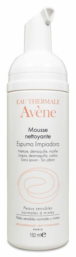 Avène Espuma Limpiadora Matificante, 150 ml