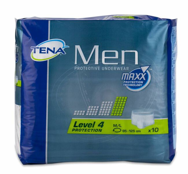 Tena Men Protective Underwear Level 4, 10 Uds