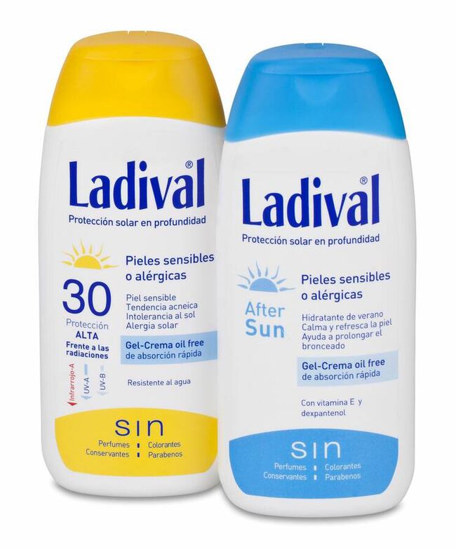 Ladival Allerg Fotoprotector SPF 30 Gel-Crema + REGALO Aftersun