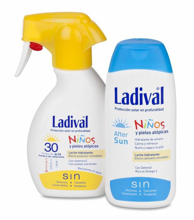 Pack Ladival Niños Spray Fotoprotector SPF 30 + After Sun