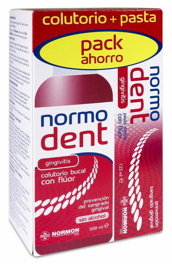 Pack Normodent Gingivitis Pasta + Colutorio, 1 Ud