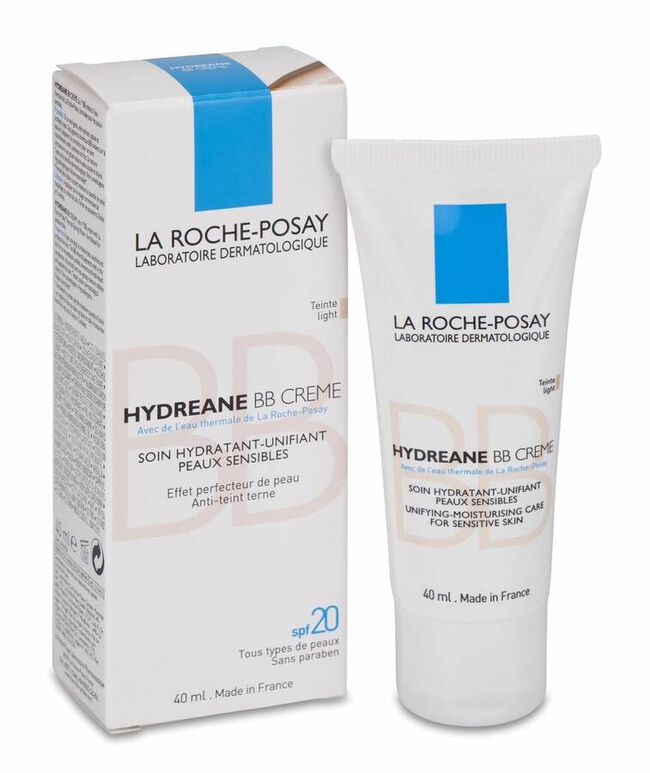 La Roche-Posay Hydreane BB Cream SPF 20 Light, 40 ml