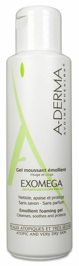 A-Derma Exomega Gel Limpiador, 500 ml