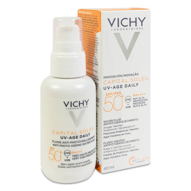 Vichy Capital Soleil UV-Age Daily Fluido Solar SPF 50+, 40 ml