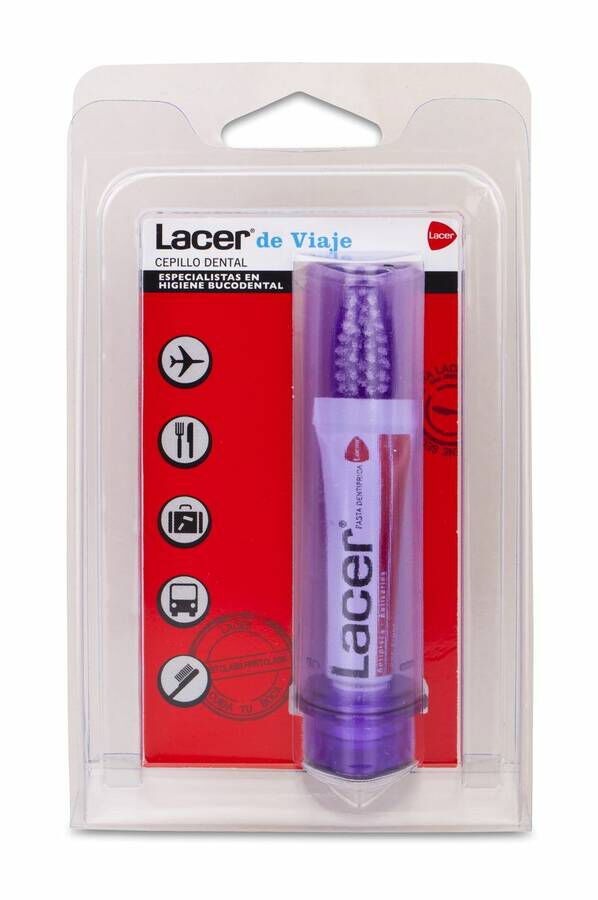 Lacer Viaje Cepillo Dental Adulto, 1 Ud