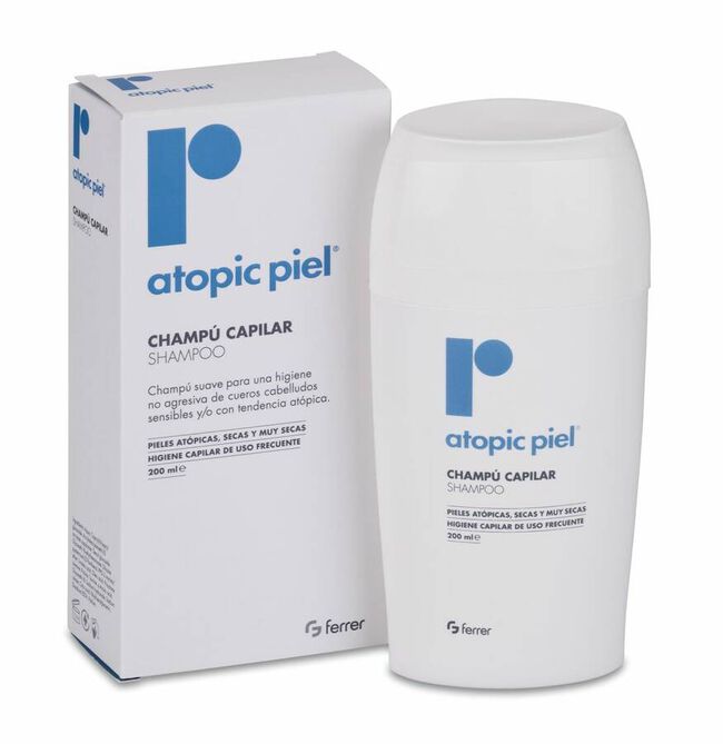 Repavar Atopic Piel Champú Capilar, 200 ml