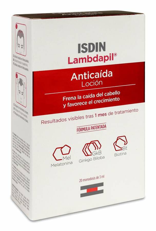 Isdin Lambdapil Anticaída Loción, 20 Uds