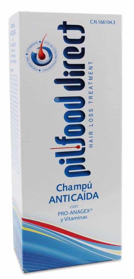 Pilfood Direct Champú Anticaída, 200 ml