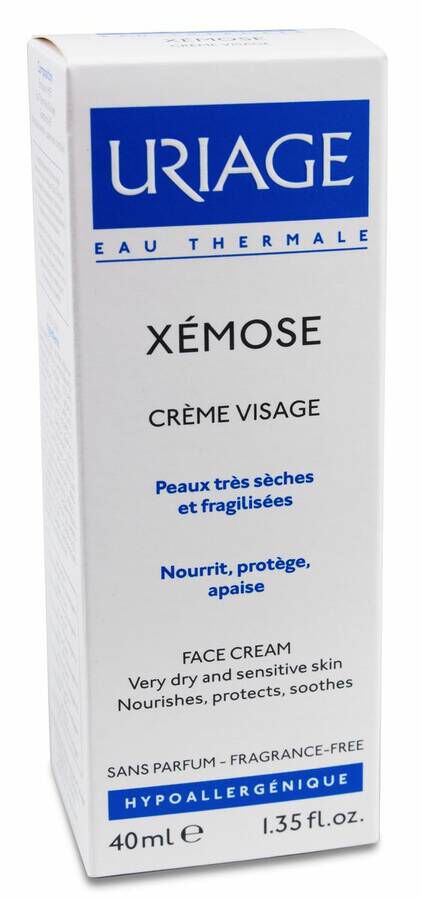 Uriage Xemose Crema Hidratante Calmante Piel Muy Seca, 40 ml