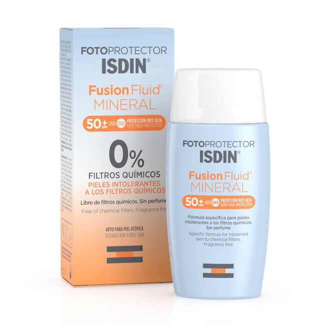 Isdin Fotoprotector Fusión Fluid Mineral SPF 50+, 50 ml