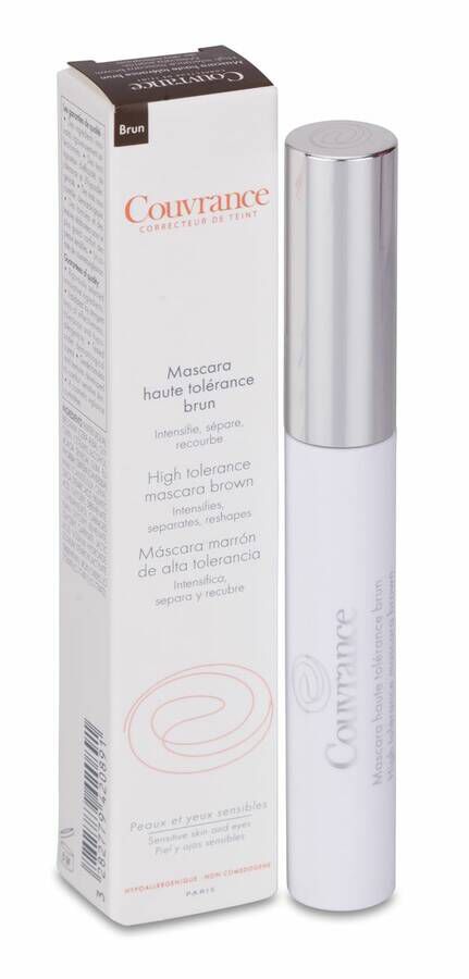 Avène Couvrance Máscara De Pestañas De Alta Tolerancia Marrón, 7 ml