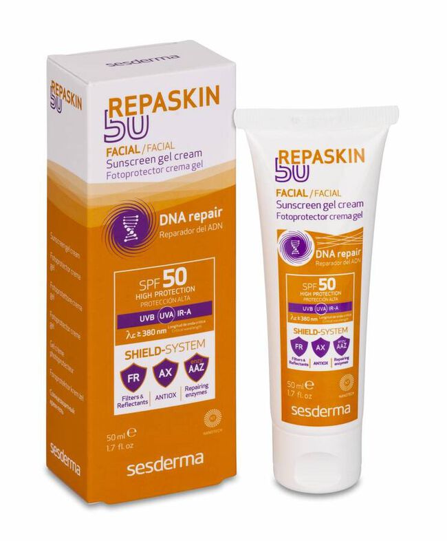 Sesderma Repaskin Facial Toque Seco SPF 50, 50 ml