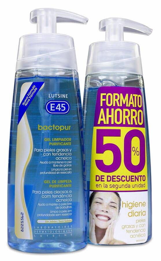 Duplo Lutsine Bactopur Gel, 2 Unidades