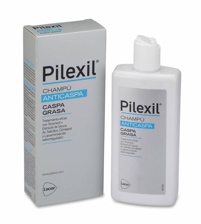 Pilexil Champú Caspa Grasa, 300 ml