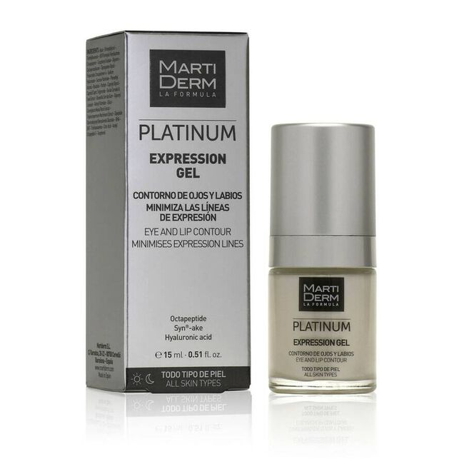 Martiderm Expression Gel Contorno de Ojos, 15 ml