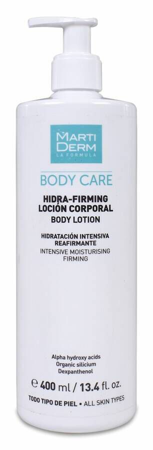 Martiderm Hidrafirming Loción Hidratante y Reafirmante, 400 ml