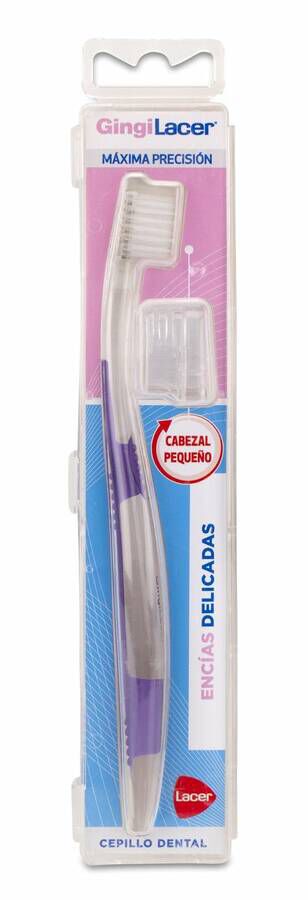 Lacer Gingilacer Cepillo Dental Adulto Cabezal Pequeño Suave, 1 Ud