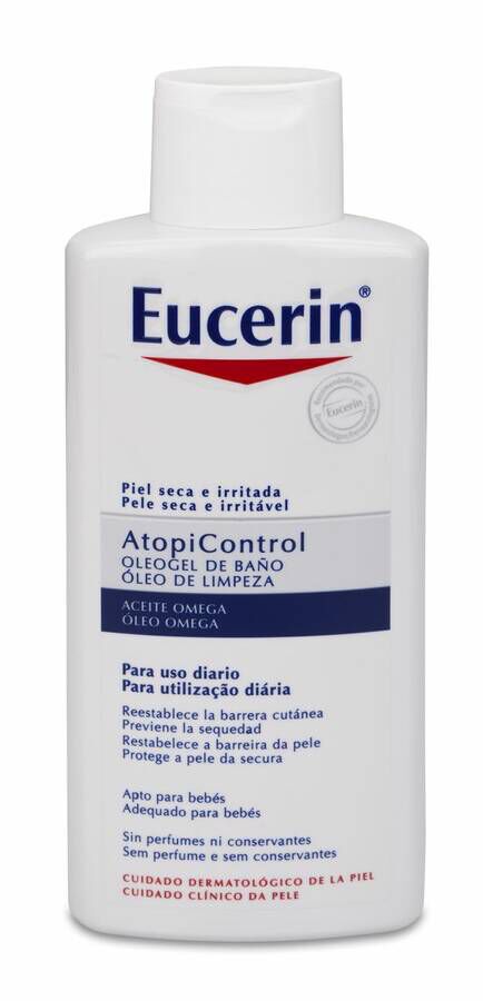 Eucerin AtopiControl Oleogel de Ducha, 400 ml