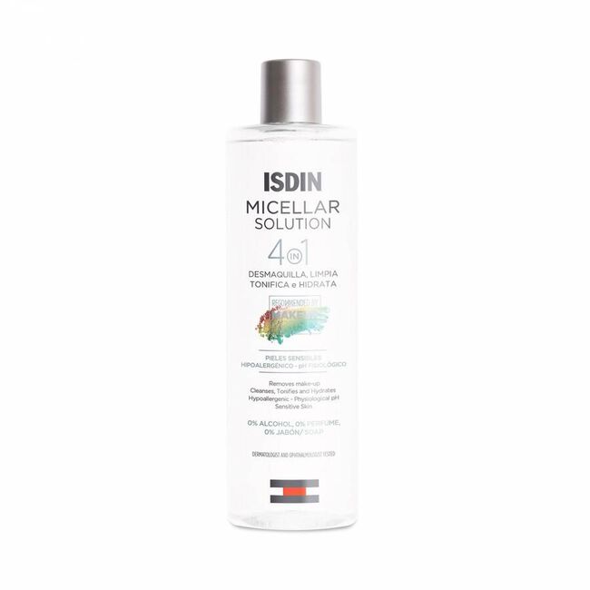 Isdin Micellar Solution Limpieza Facial Hidratante, 500 ml