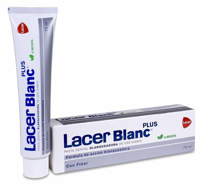 Lacer Blanc Plus Pasta Dentífrica Sabor Menta, 75 ml