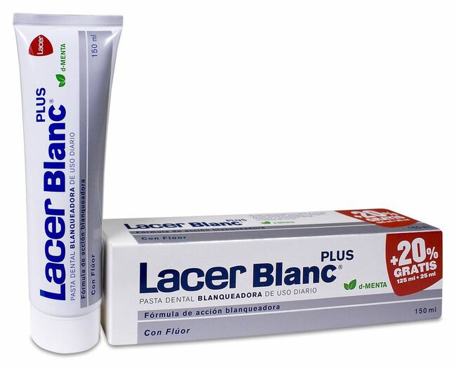 Lacer Blanc Plus Pasta Blanqueadora Menta, 125 ml