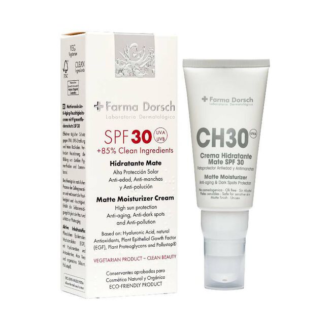 Farma Dorsch Crema Hidratante Mate SPF 30, 50 ml