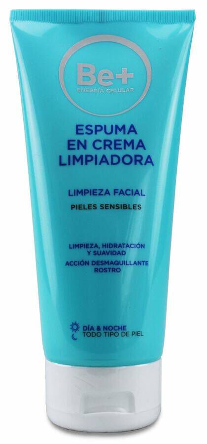 Be+ Espuma en Crema Limpiadora, 200 ml