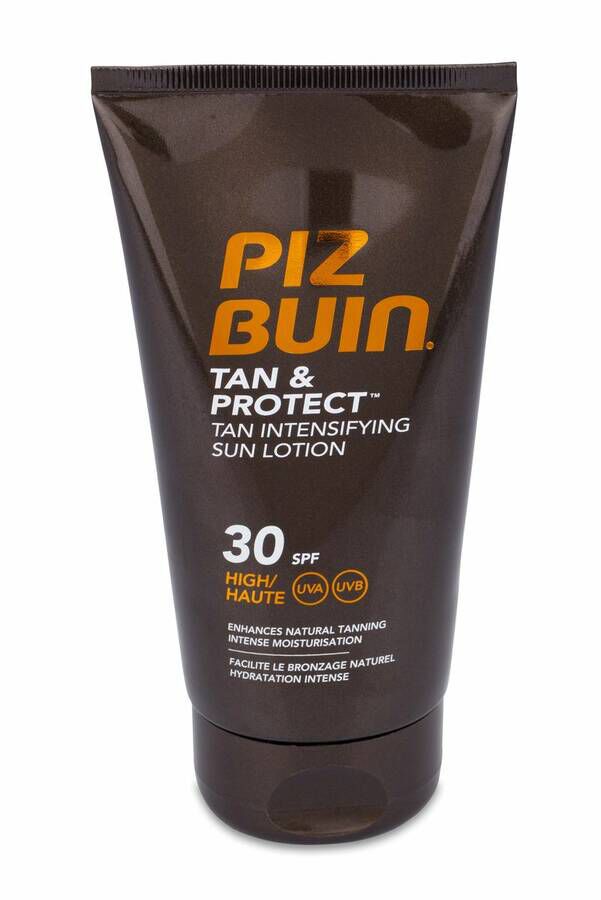 Piz Buin Tan&Protect Loción Solar Intensificadora del Bronceado 30, 150 ml