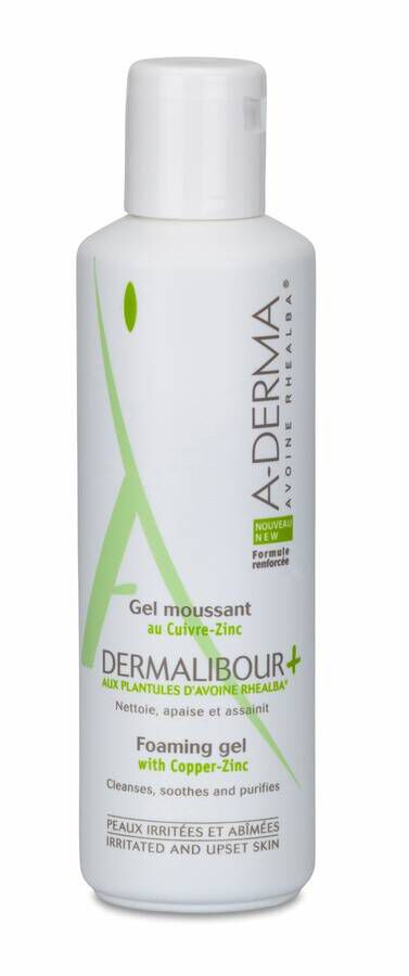 A-Derma Dermalibour+ Gel Limpiador, 250 ml