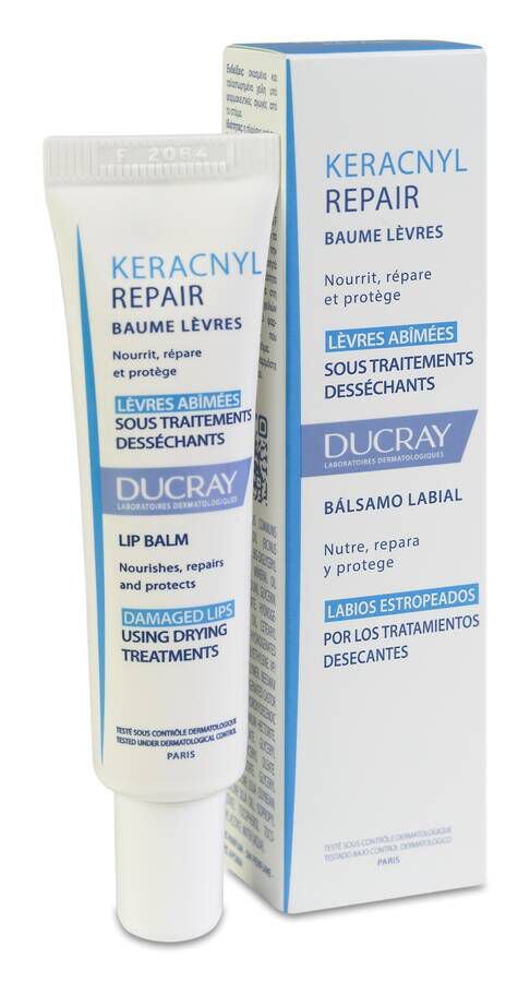 Ducray Keracnyl Repair Bálsamo Labial, 15 ml