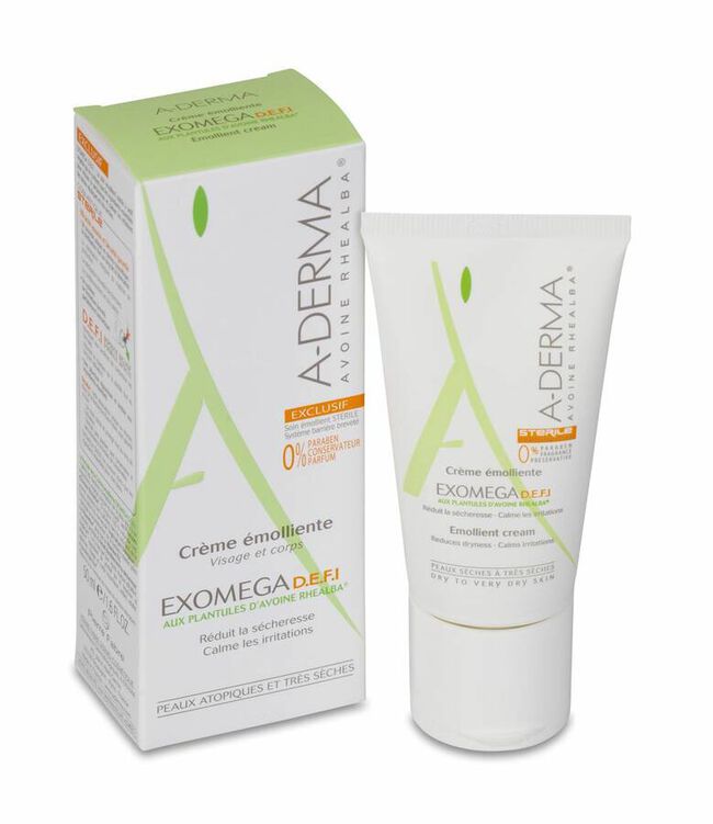 A-Derma Exomega D.E.F.I. Crema Emoliente, 50 ml