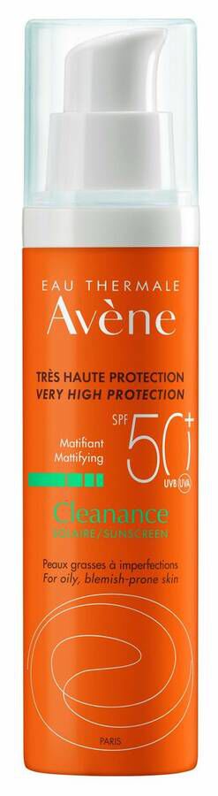 Avène Cleanance Solar SPF 50+, 50 ml