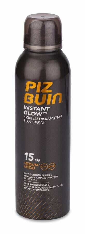 Piz Buin Instant Glow Spray Piel Luminosa SPF 15, 150 ml