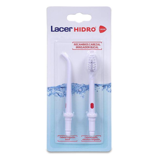 Lacer Hidro Recambio Cabezales Irrigador Bucal, 2 Uds