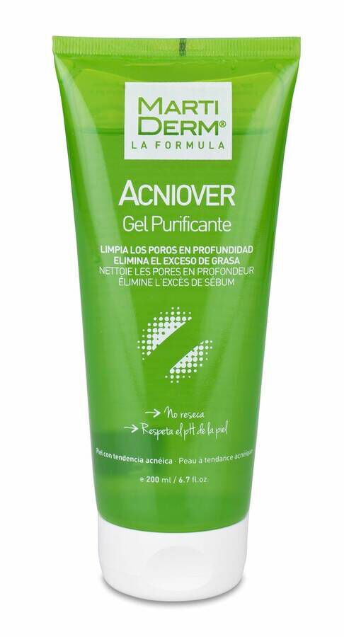 Martiderm Acniover Gel Purificante, 200 ml