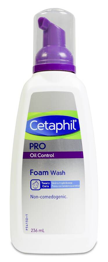 Cetaphil PRO Oil Control Espuma Limpiadora, 235 ml