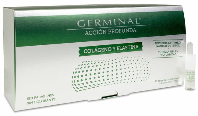 Germinal Acción Profunda Colágeno y Elastina, 30 Ampollas