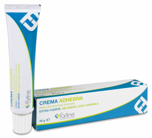 Farline Crema Adhesiva para Dentaduras Postizas, 40 g